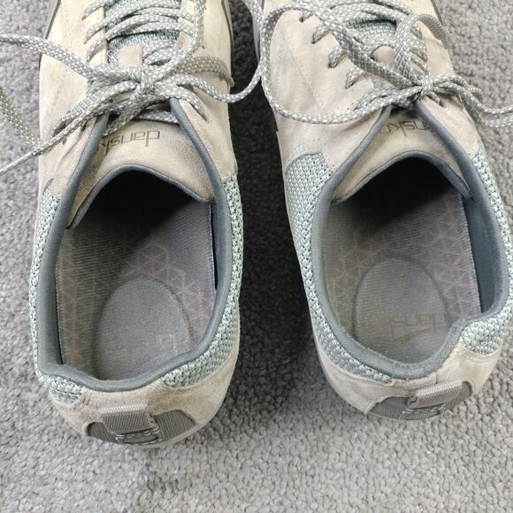 Dansko Paisley Womens 39 EU Hiking Shoes Suede Vibram Waterproof Tan Beige - Picture 8 of 12